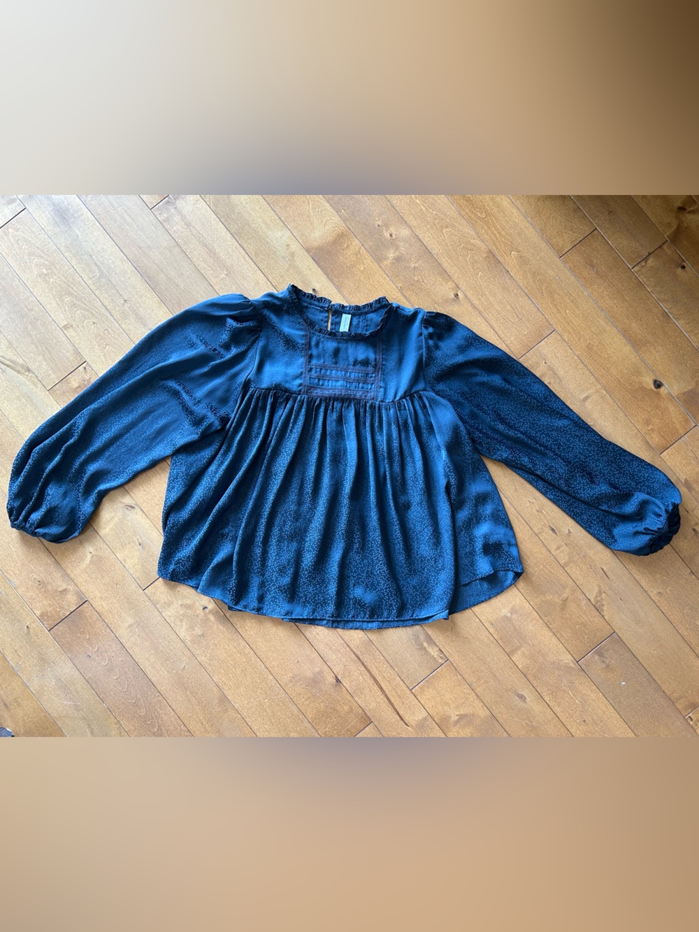 Gentle Fawn Navy Blue Long-Sleeve Blouse